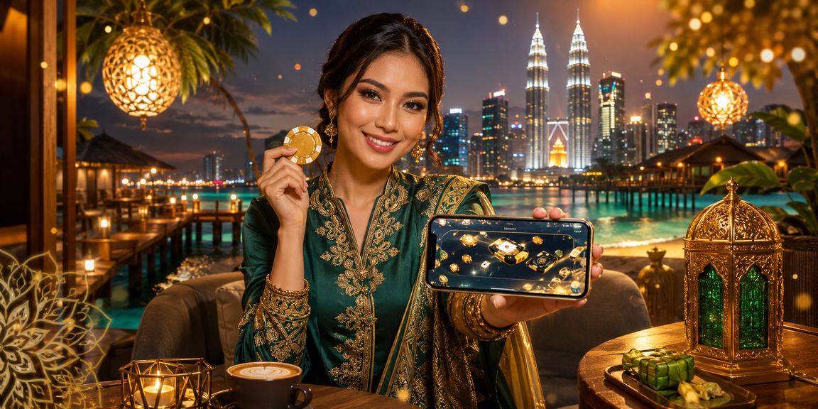 Pengguna bermain kasino mudah alih semasa Hari Raya di Sabah